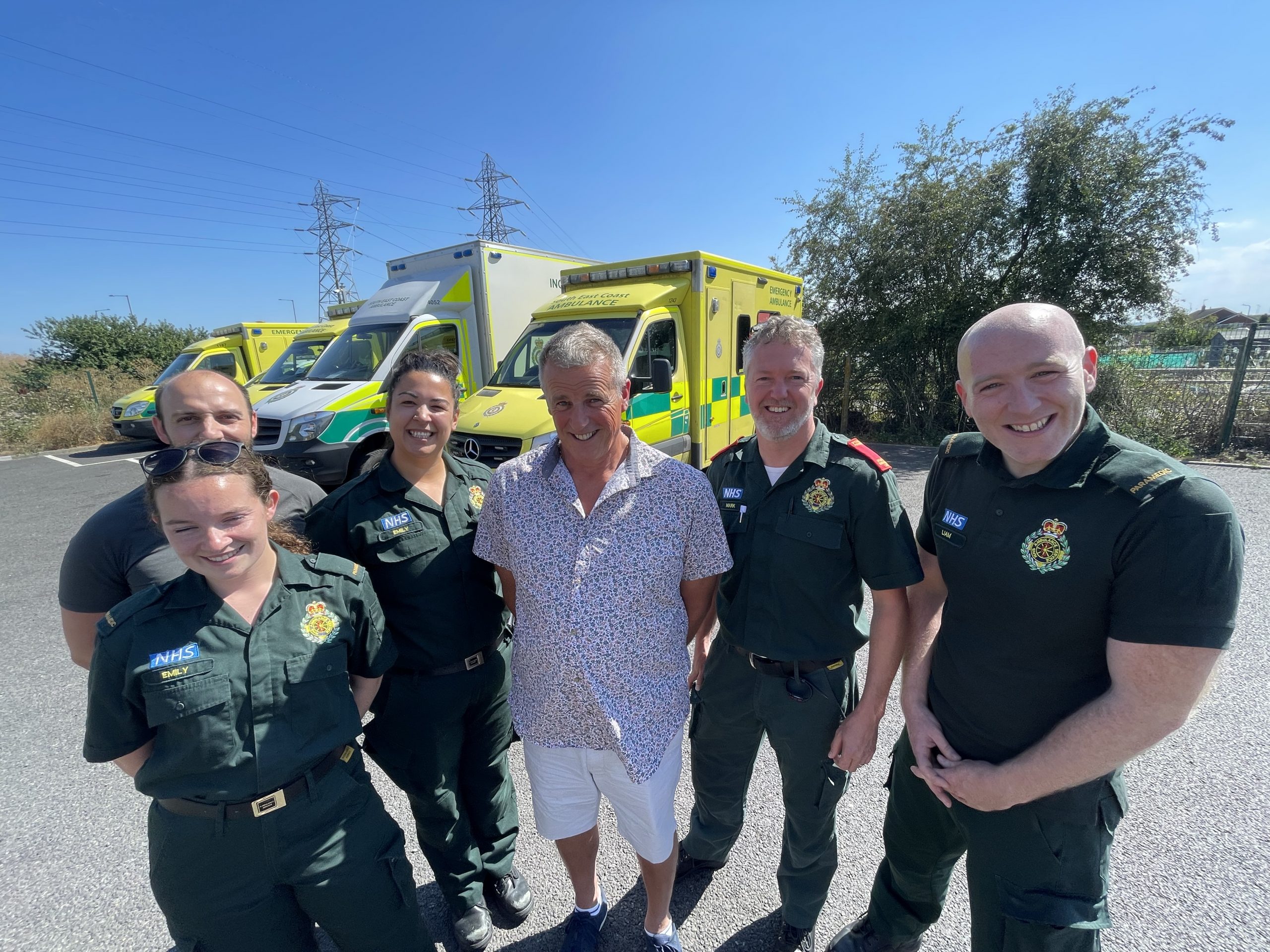 Sittingbourne man reunited with life-saving crew - NHS South East Coast  Ambulance Service