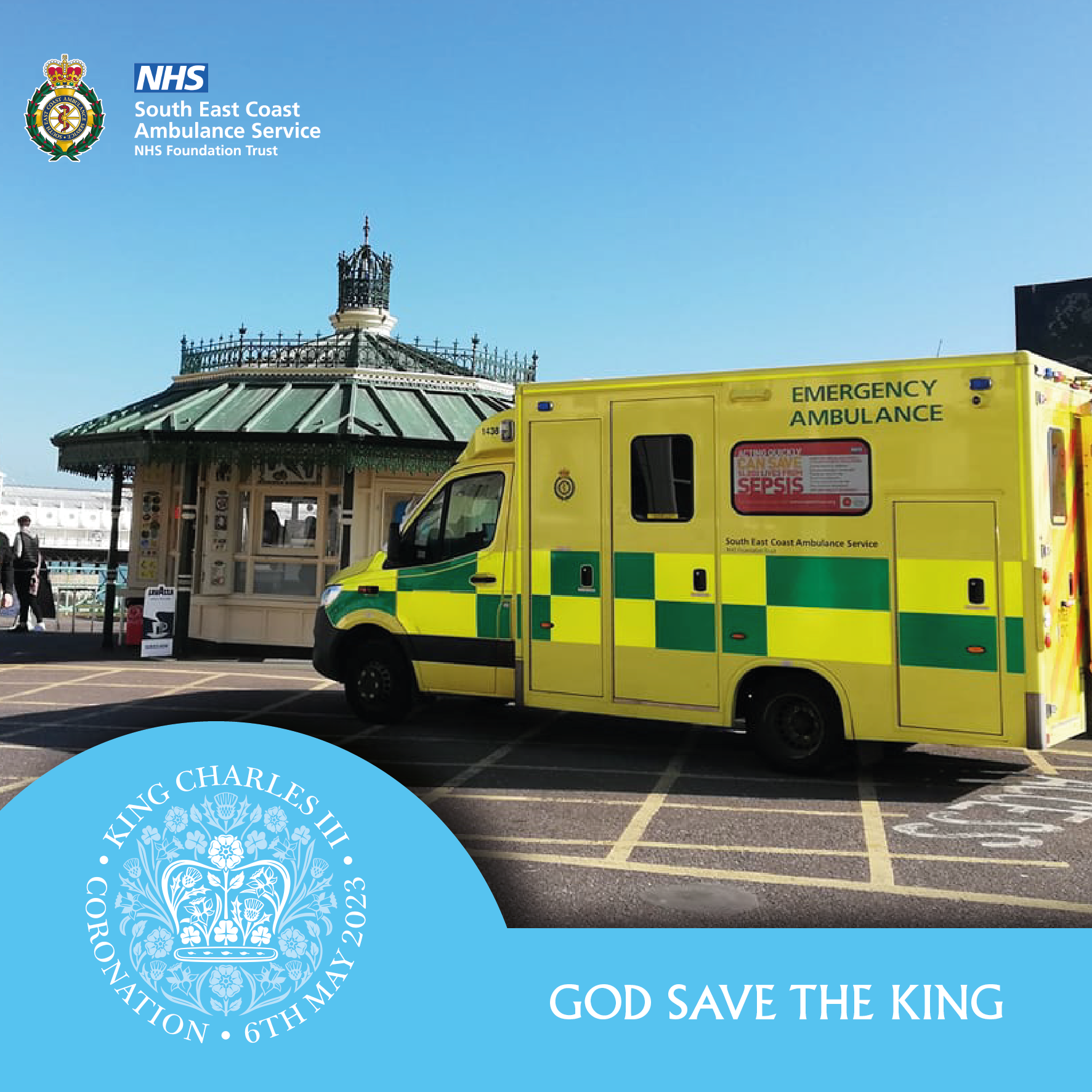 Stay safe and support the ambulance service throughout the Coronation