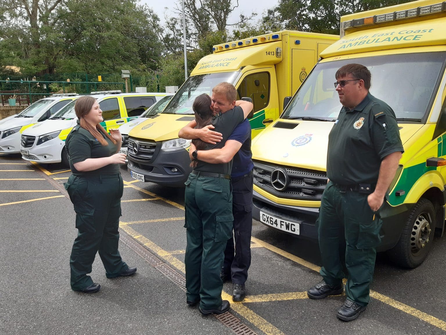 Eastbourne man thanks life-saving team - NHS South East Coast Ambulance ...
